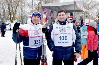 Виктор Гринкевич принял участие в массовой лыжной гонке «Лыжня России — 2018»